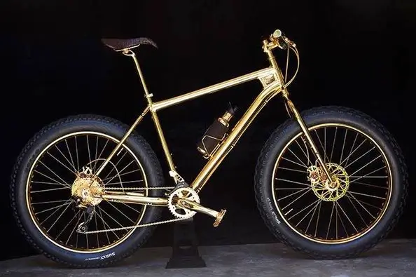 24K Gold Extreme Mountain Bike