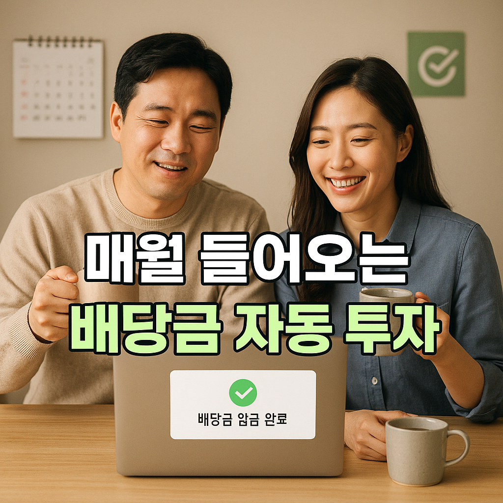 매월 들어오는 배당금 자동 투자