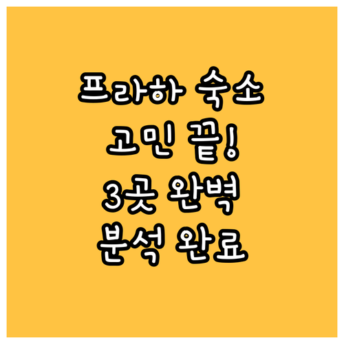 프라하 숙소 고민 끝! 밋미23, 호
