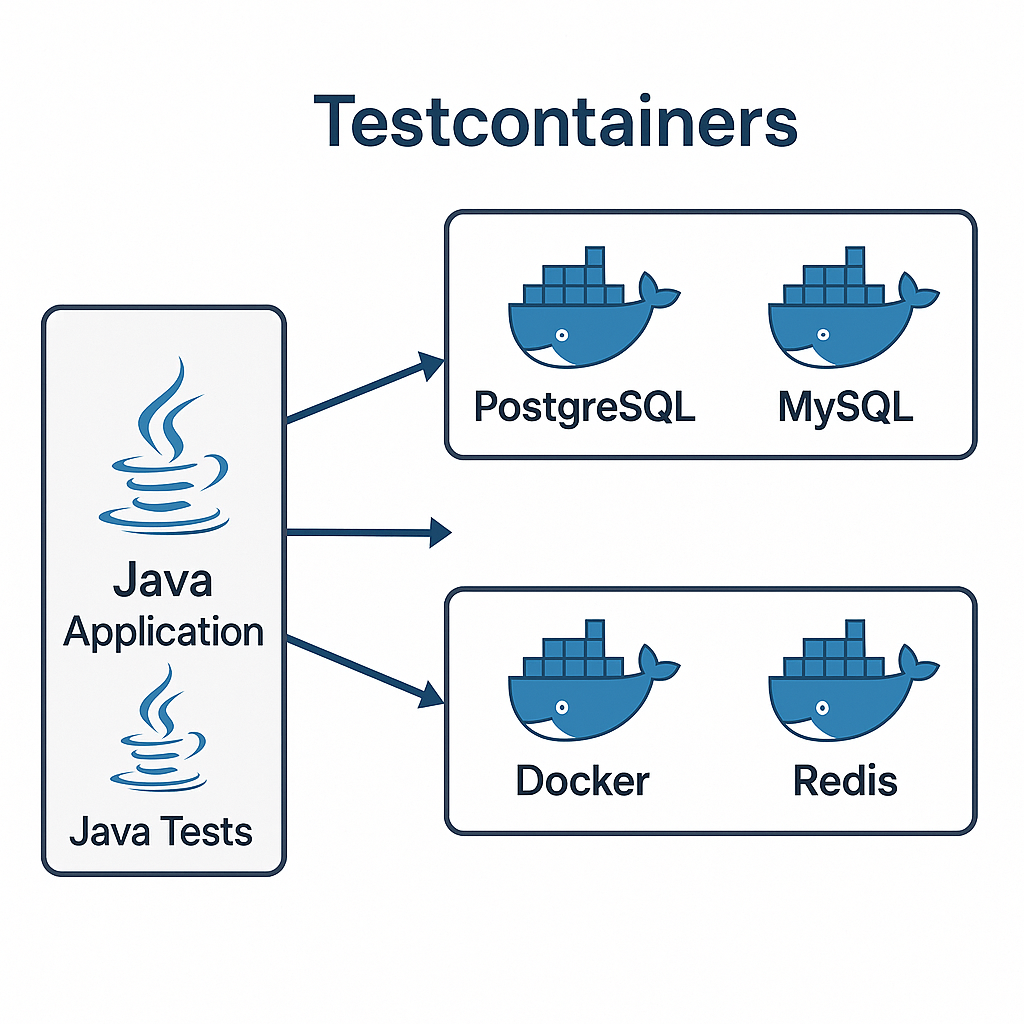 Testcontainers 개념도