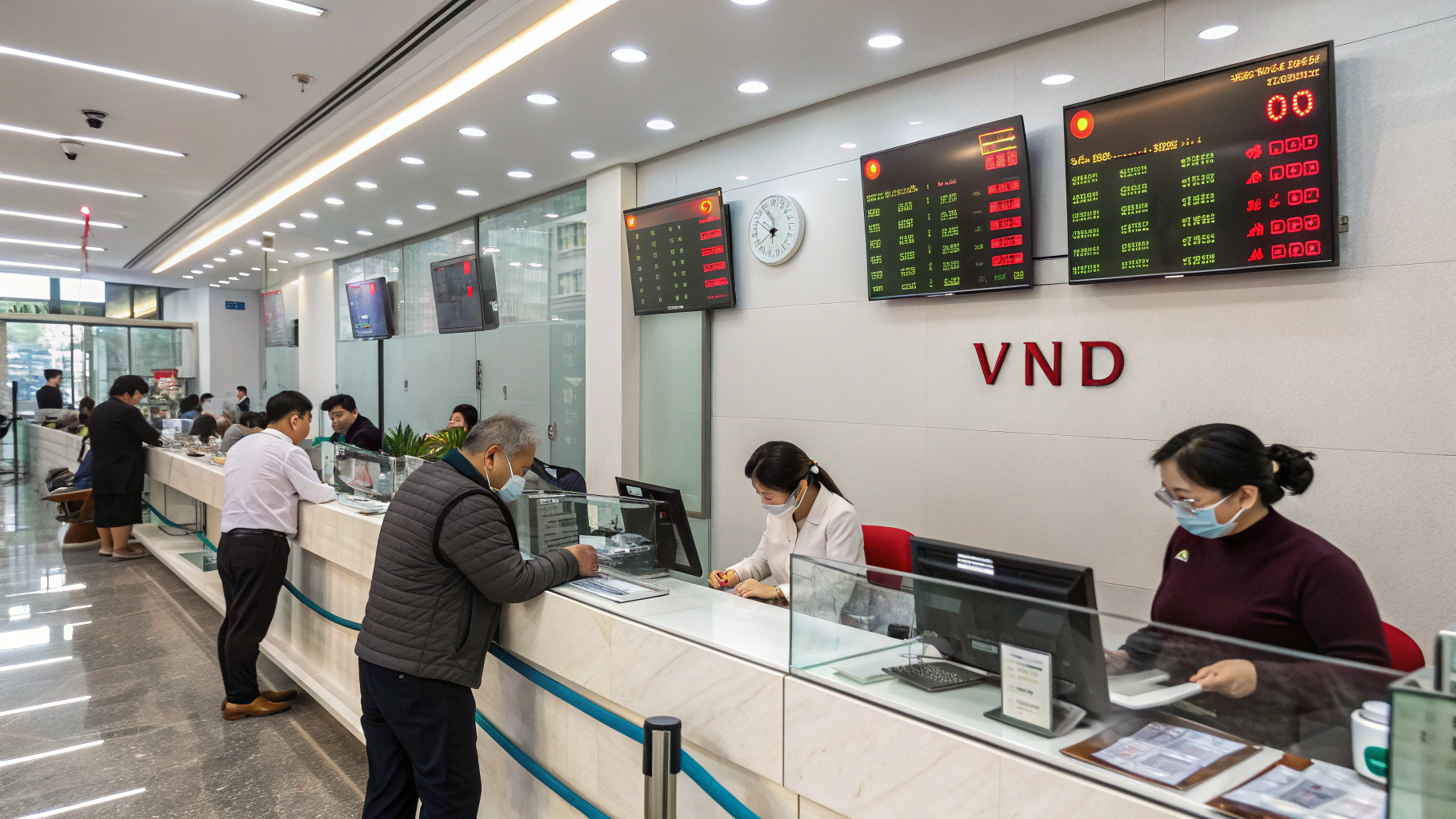 미국 달러(USD)로 환전 후 현지에서 베트남 동으로 재환전