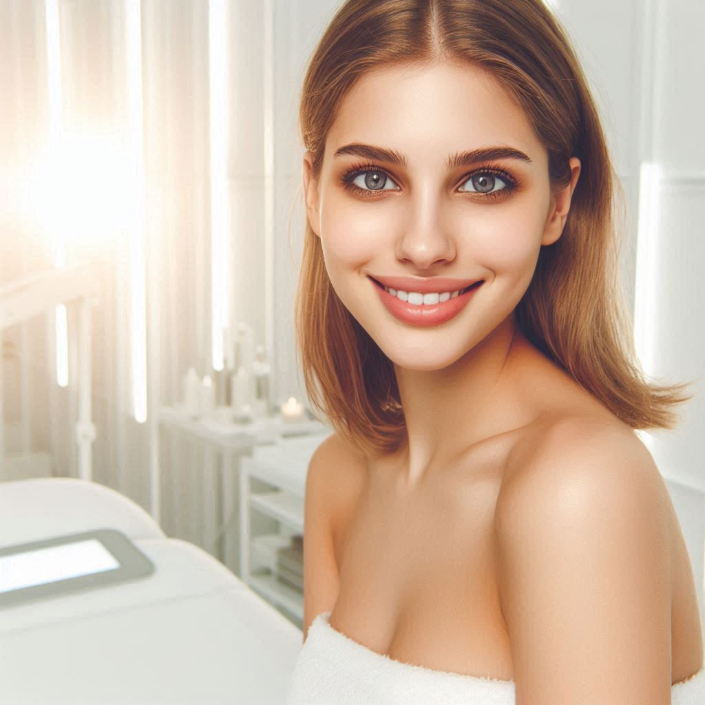 피부,체형관리 샵 배경