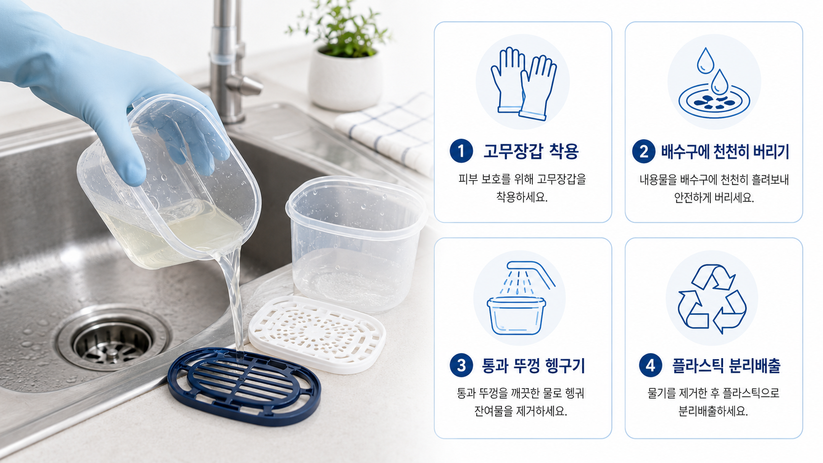 제습제 물먹는 하마 처리 방법