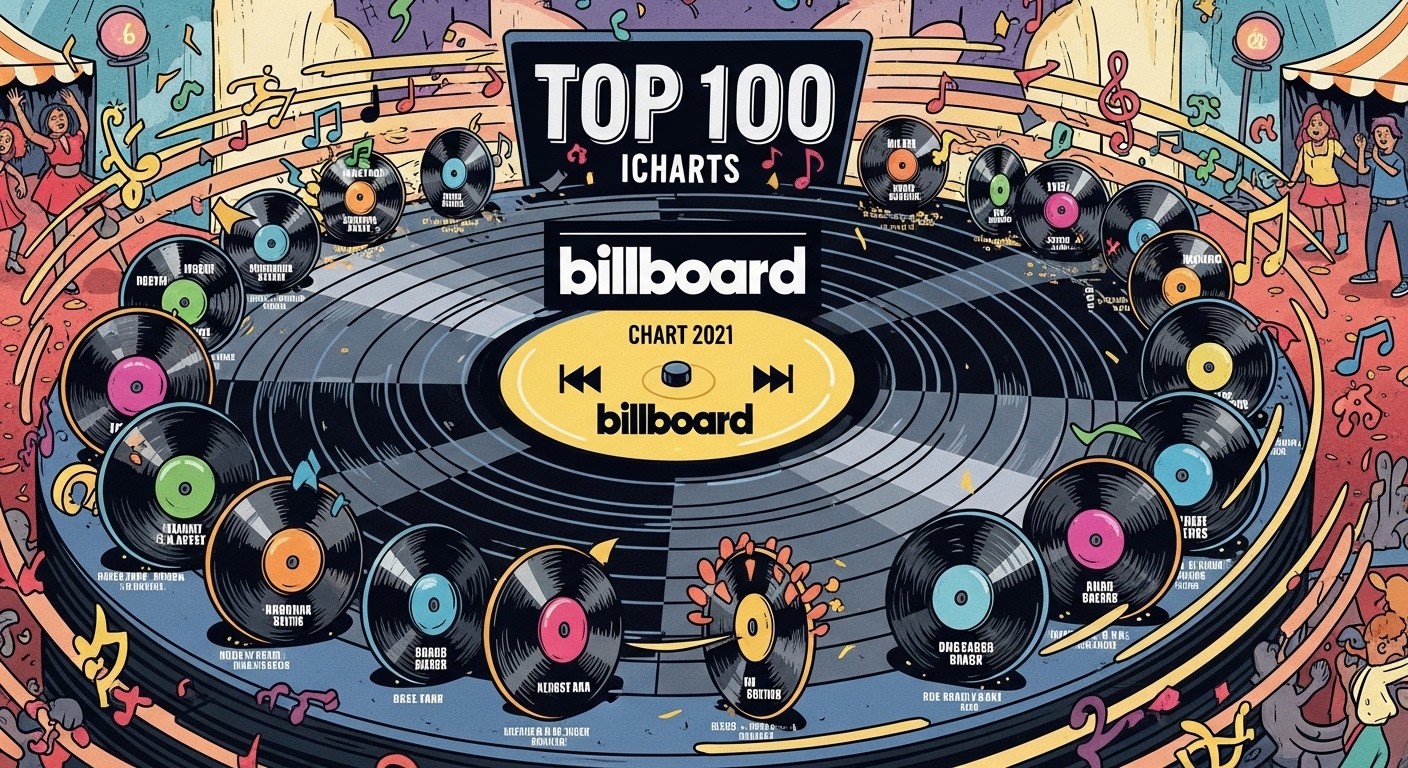 빌보드차트 일러스트