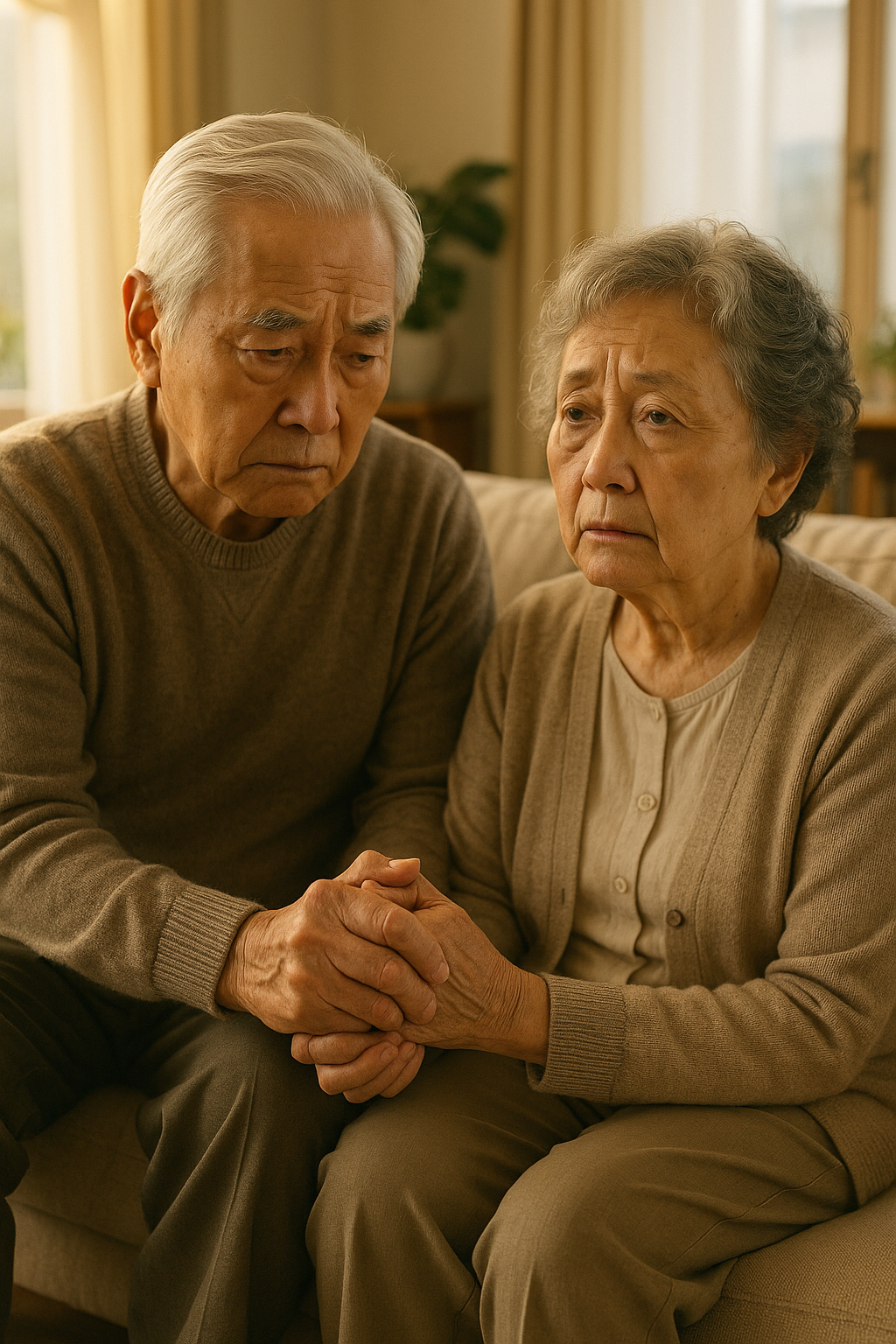 치매를 앓고 있는 부인을 정성으로 돌보는 남편