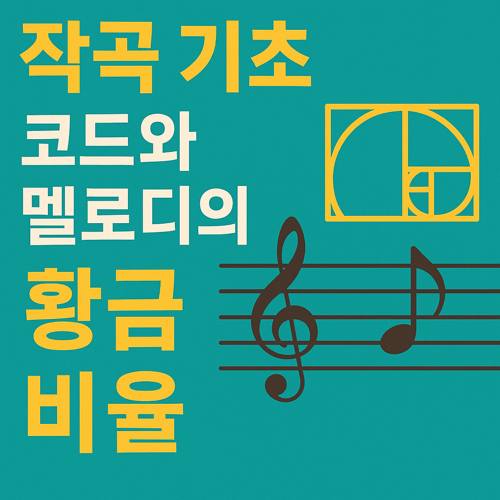 작곡 기초, 코드와 멜로디의 황금 비율 관련 사진
