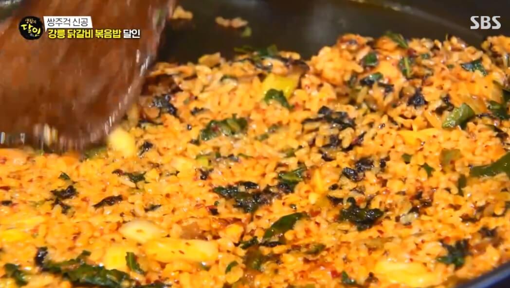 생활의 달인 강릉 닭갈비 볶음밥 달인 유가네닭갈비 강릉 유천점