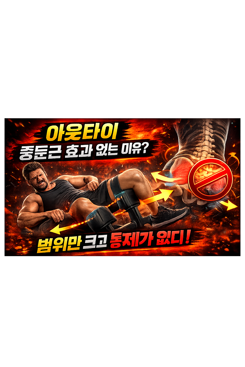 아웃타이 중둔근 효과 없는 이유