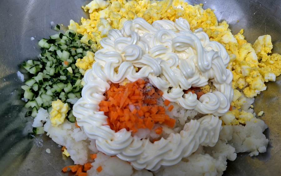 마요네즈 넣기