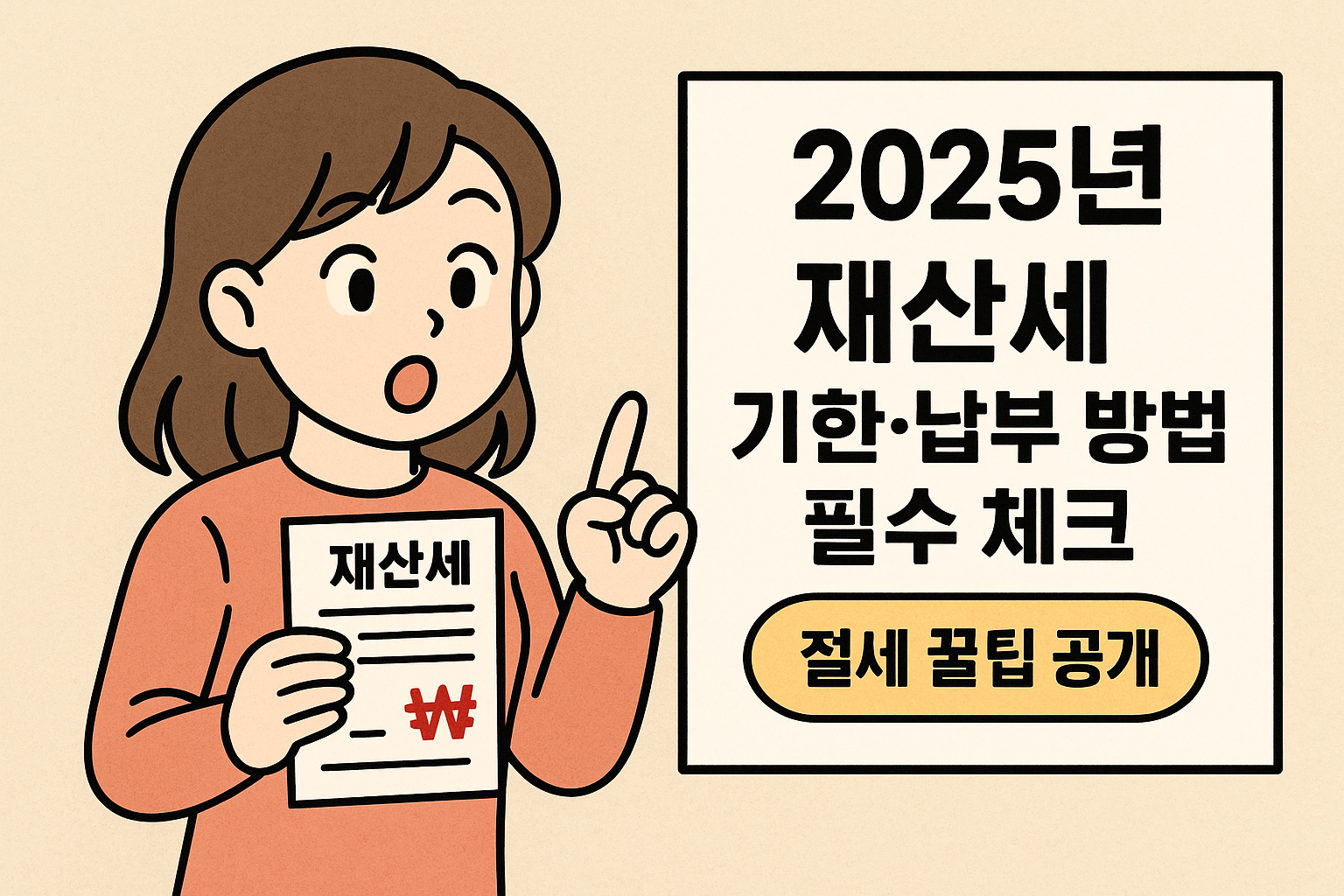 재산세 2025년 기한·납부 방법 필수 체크: 절세 꿀팁 공개