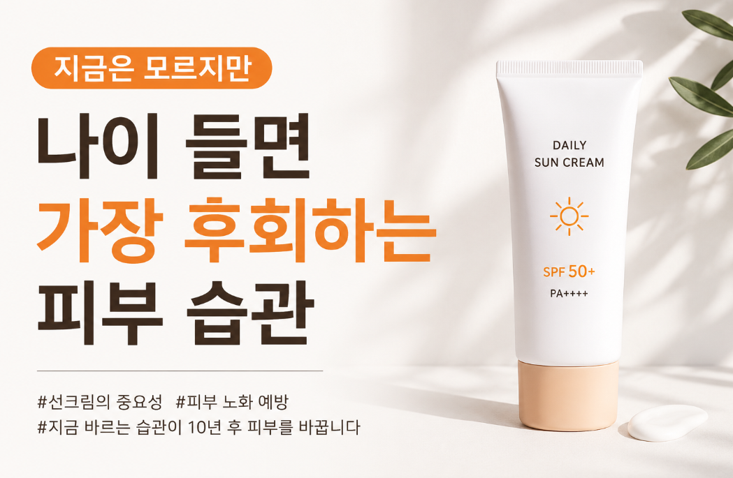 선크림의 중요성