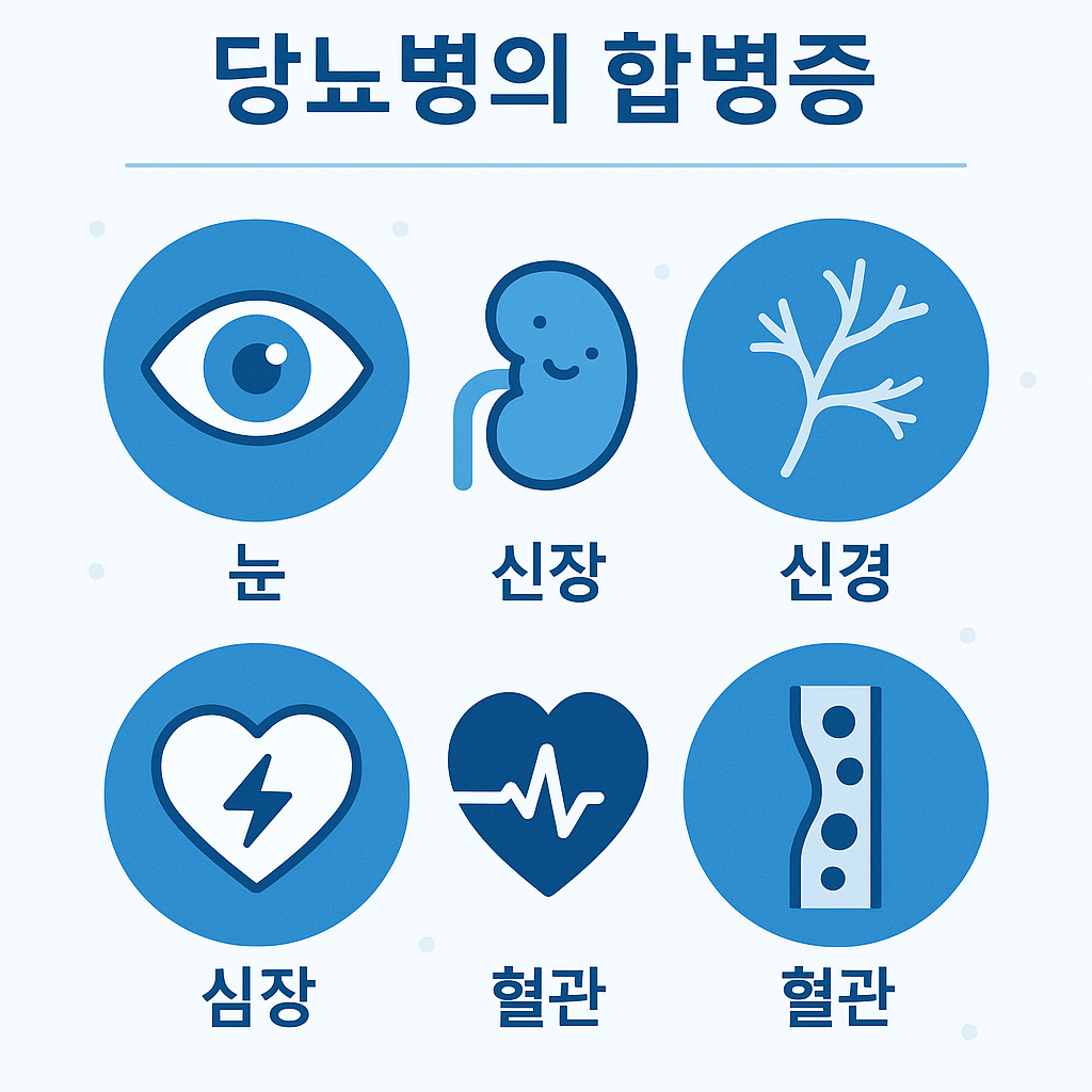 합병증 경로를 단순화한 의료 인포그래픽