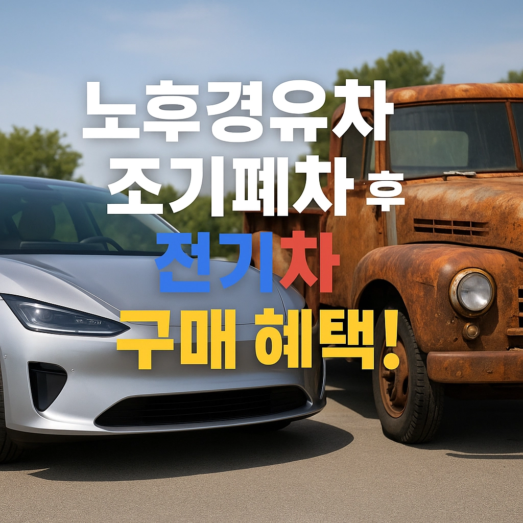 노후경유차 조기폐차 후 전기차 구매 혜택