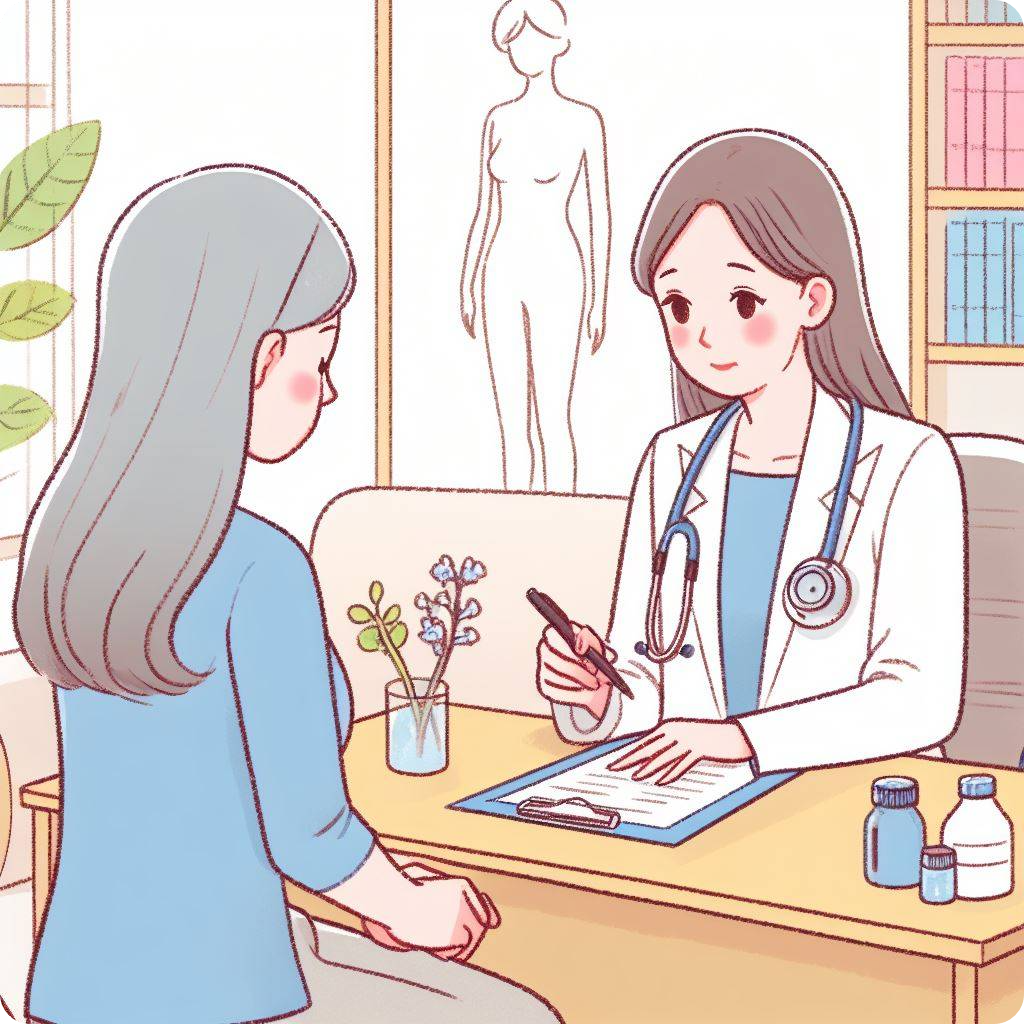 폐경기 전문의와 상담