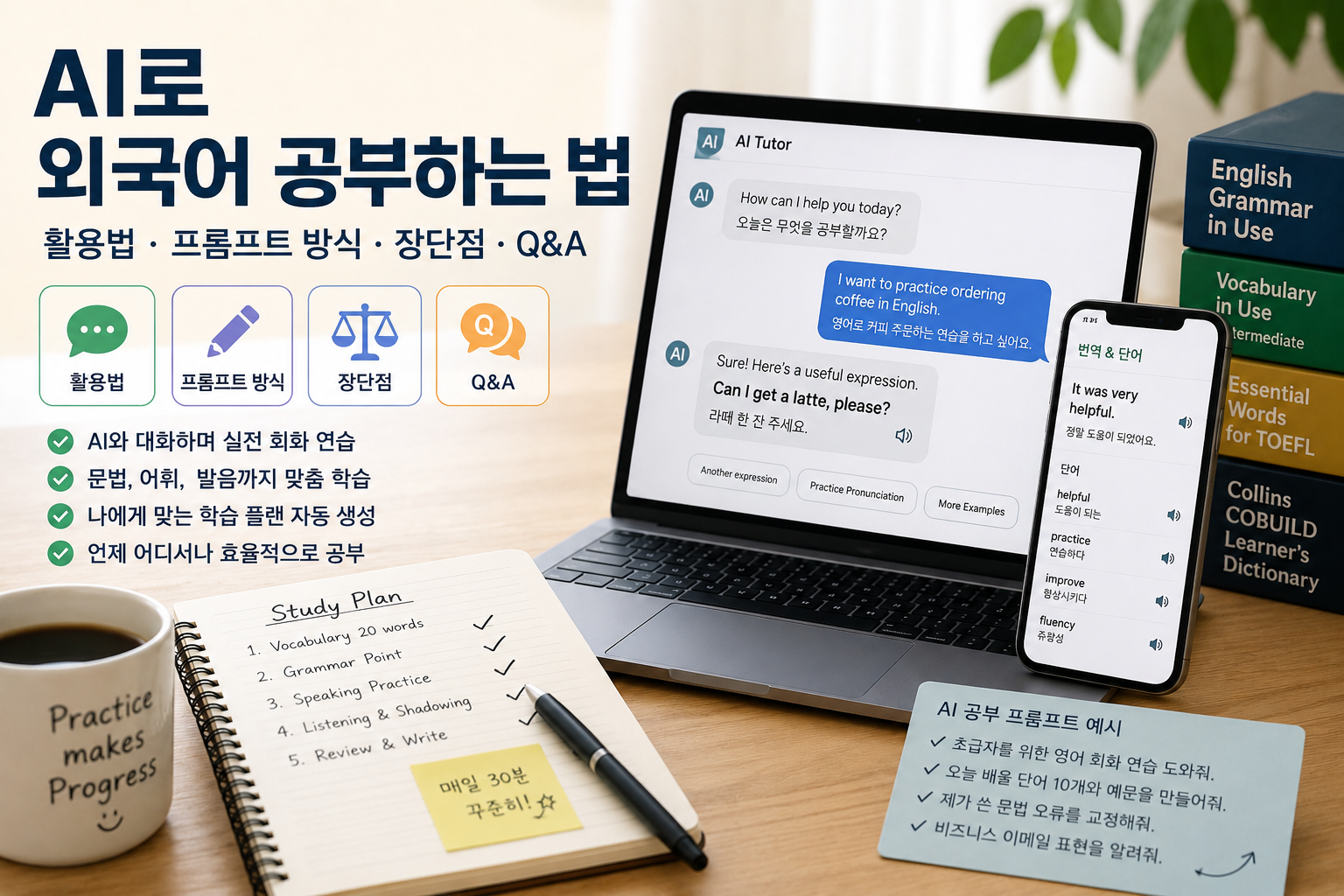 AI로 외국어 공부하는 법