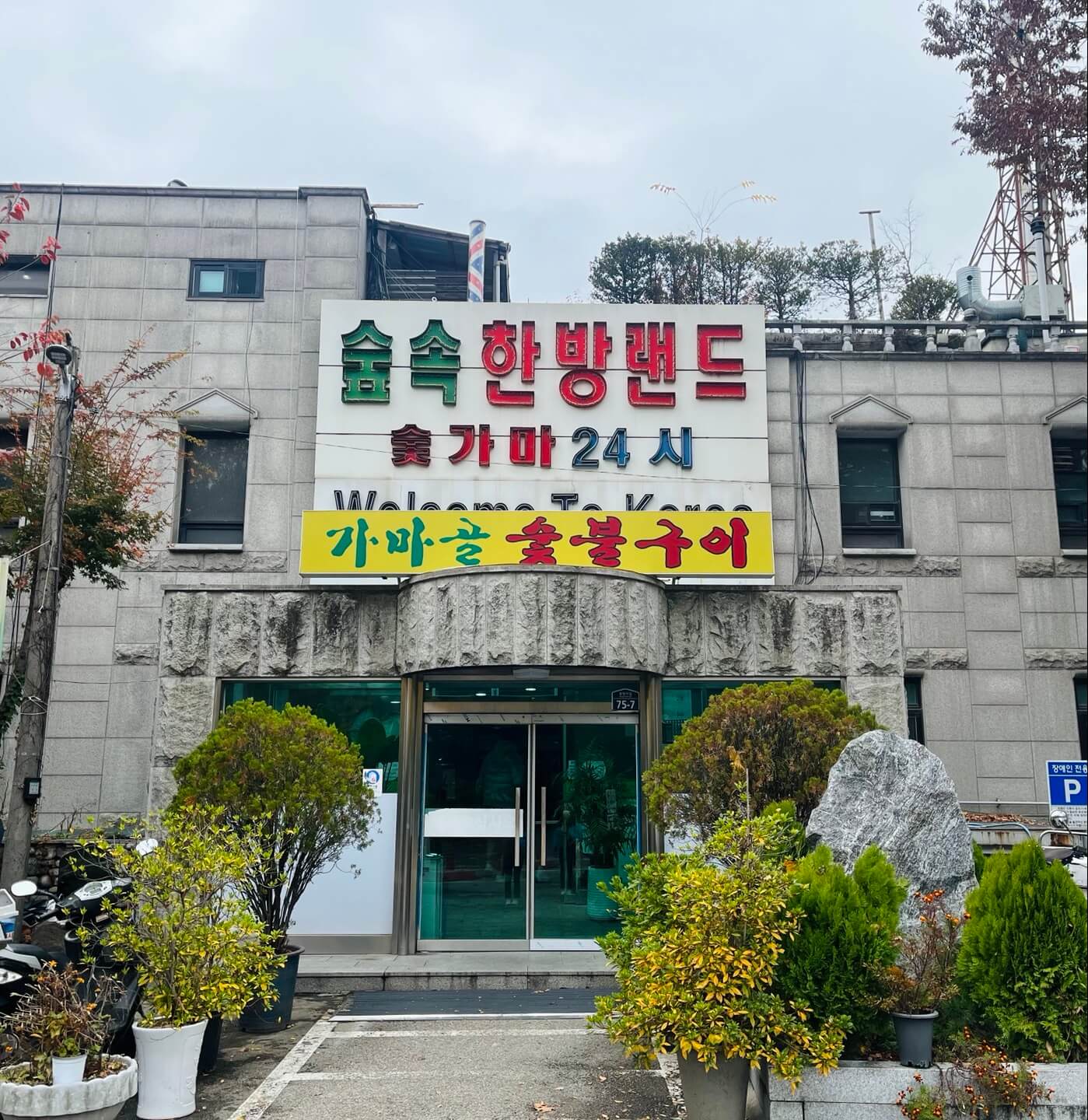 숲속 한방랜드 입구사진