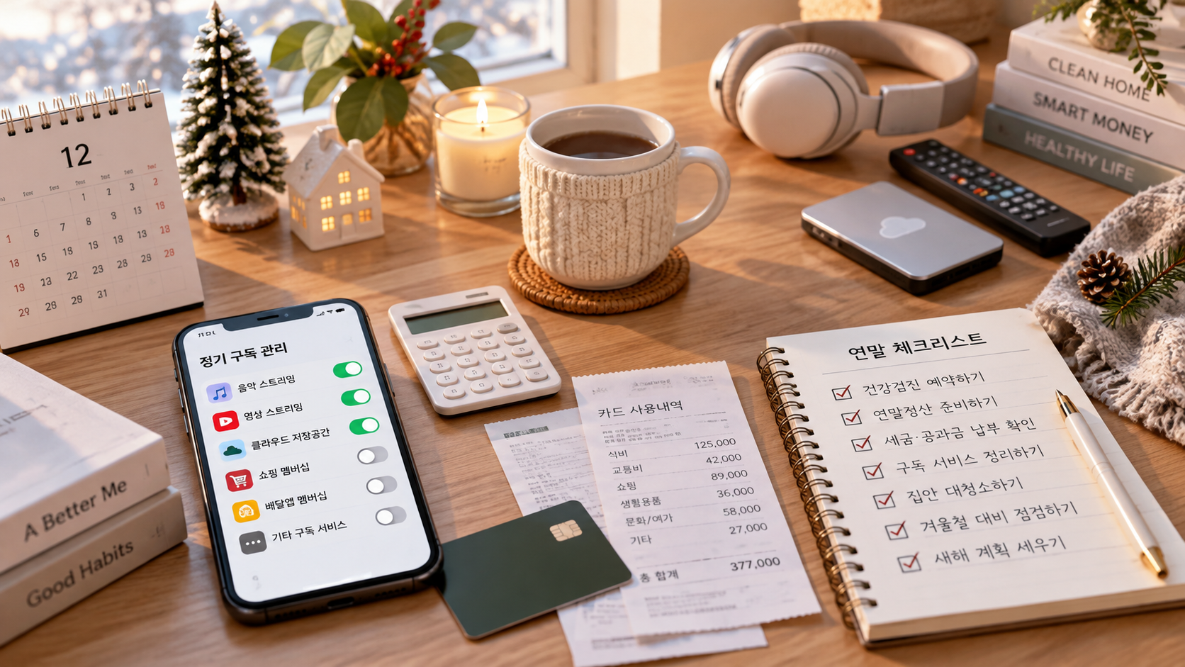 매달 빠져나가는 자동결제 한 번 정리하기