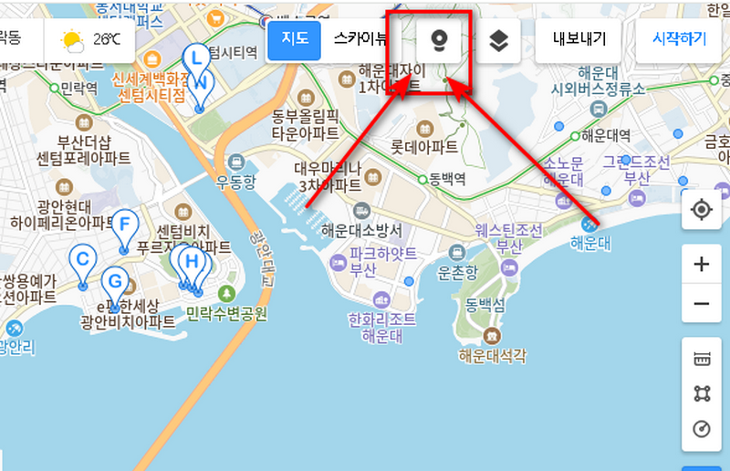 다음지도검색-로드뷰