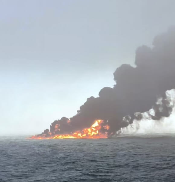 유조선&middot;화물선 북해서 충돌, 구조와 피해상황