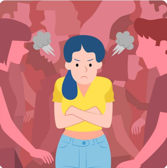 공황장애의 모습