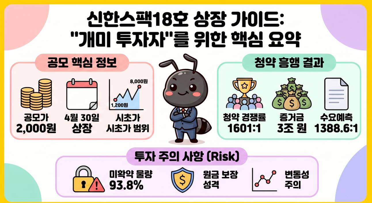 신한스팩18호 상장일