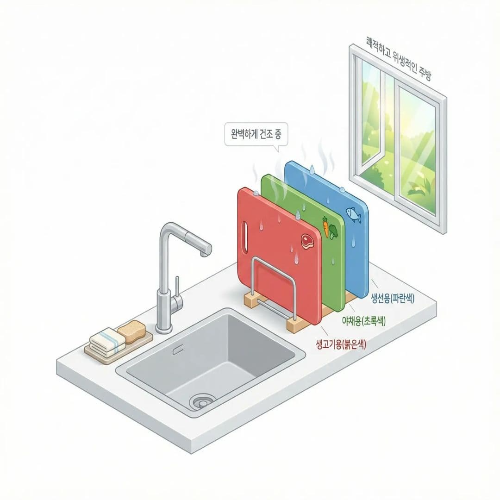도마 위생 관리, 식초와 소금으로 세균까지 잡는 비법: 건강한 식탁을 위한 주방 필수품 완벽 살균 가이드