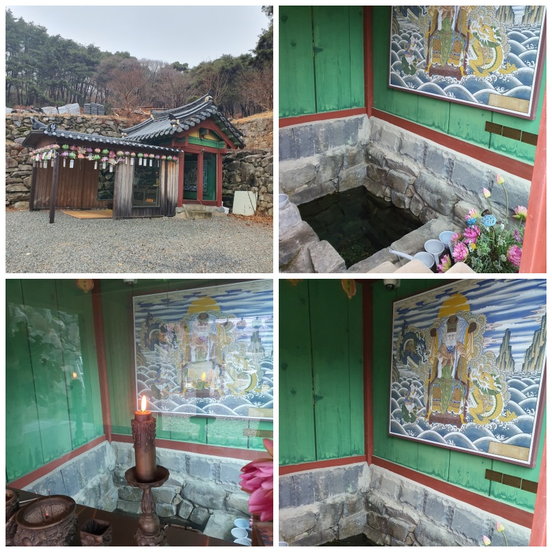 샘물위에 지어진 용왕당