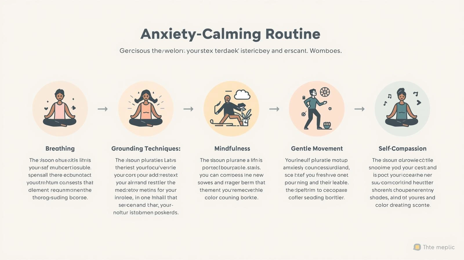 calm anxiety routine