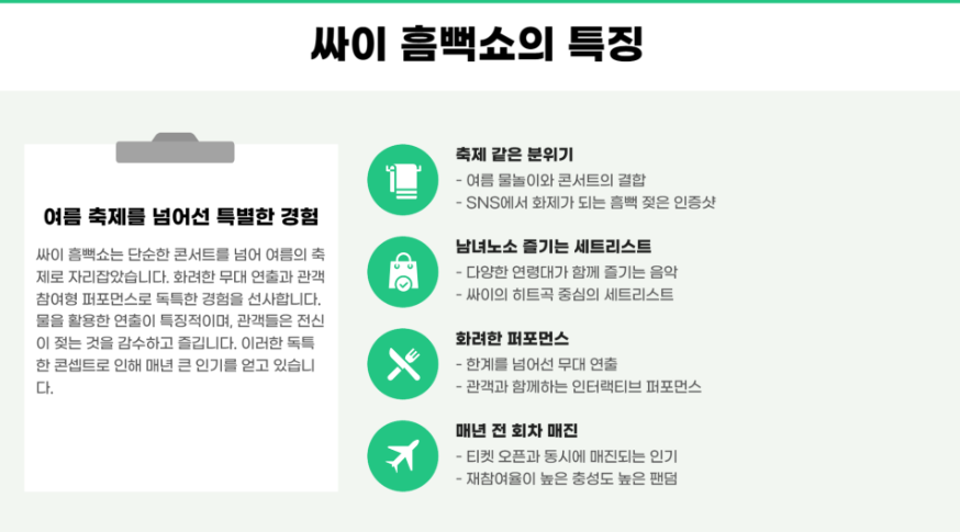 2025 싸이 흠뻑쇼 포스터