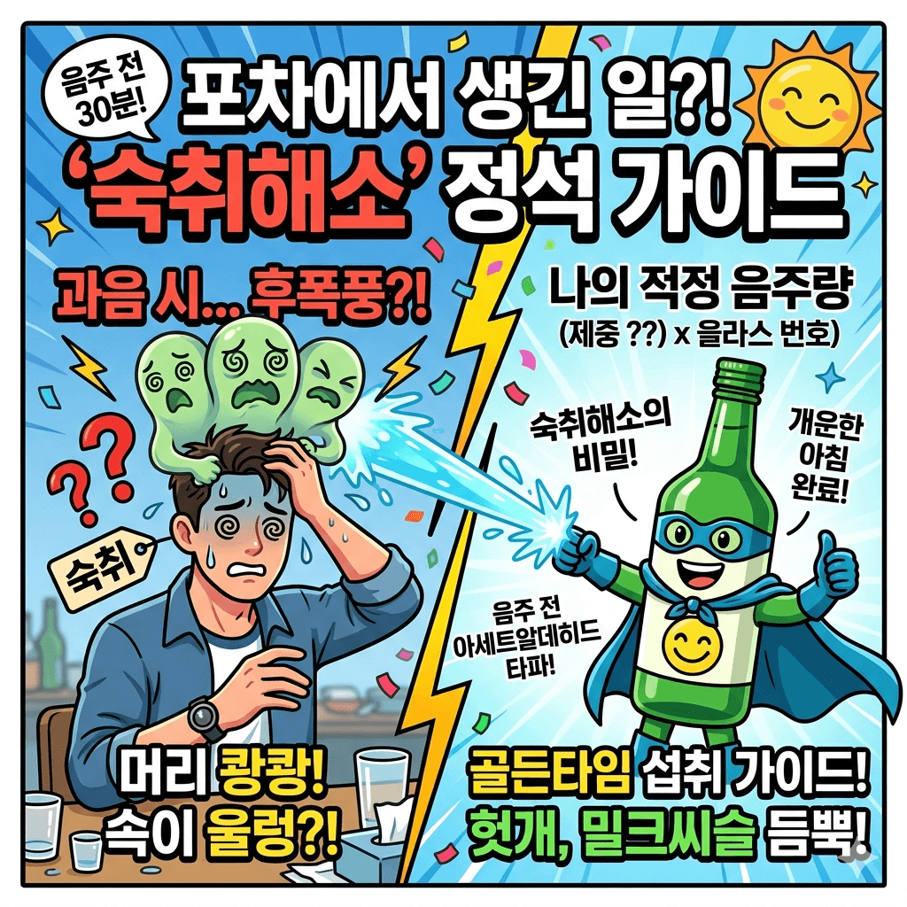 숙취해소제 효과 골든타임