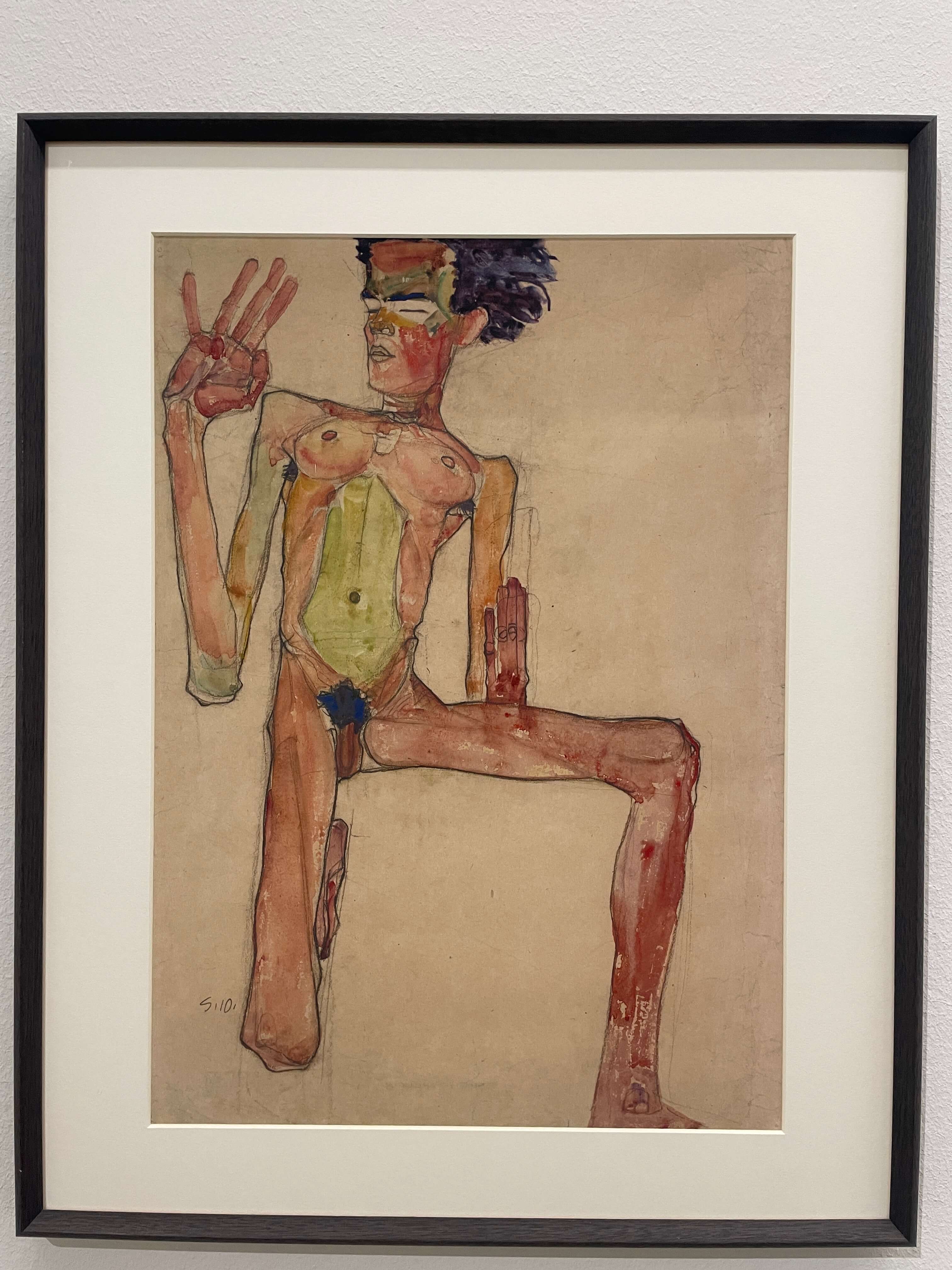 딥블루가 오스트리아 빈 "레오폴드 뮤지엄"에서 찍은 쉴레의 작품들 3