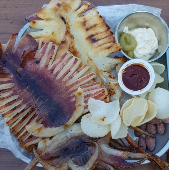 천해수산건조오징어