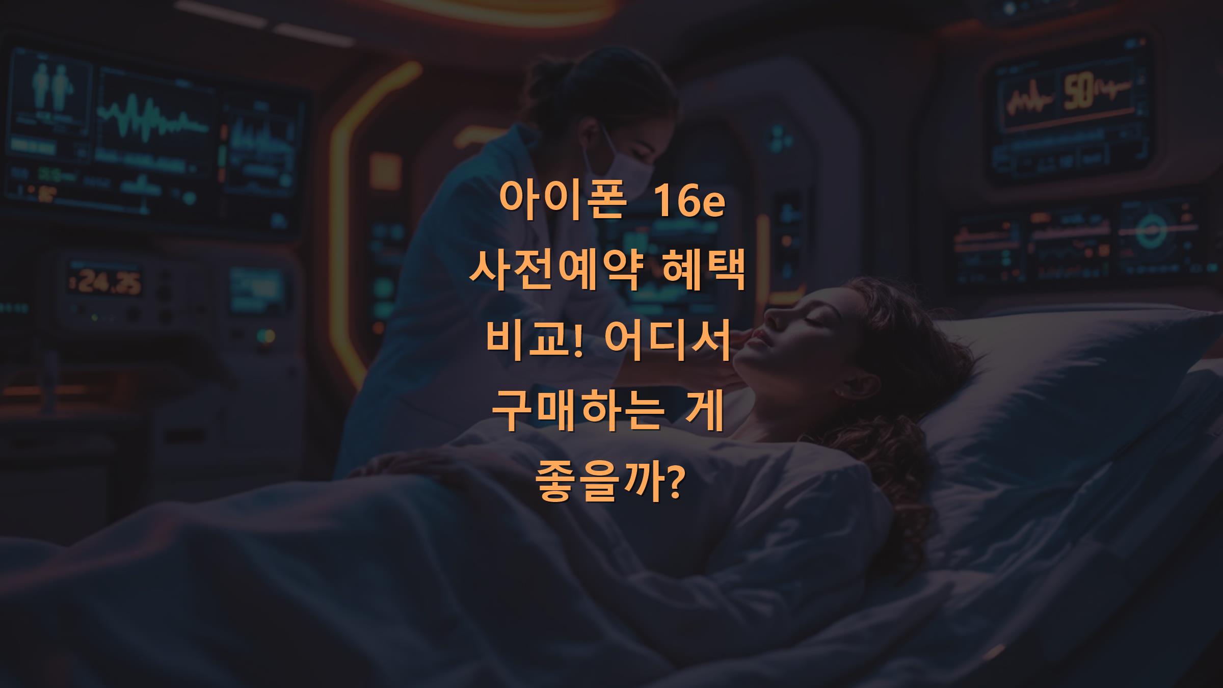 아이폰 16e 사전예약 혜택 비교! 어디서 구매하는 게 좋을까?