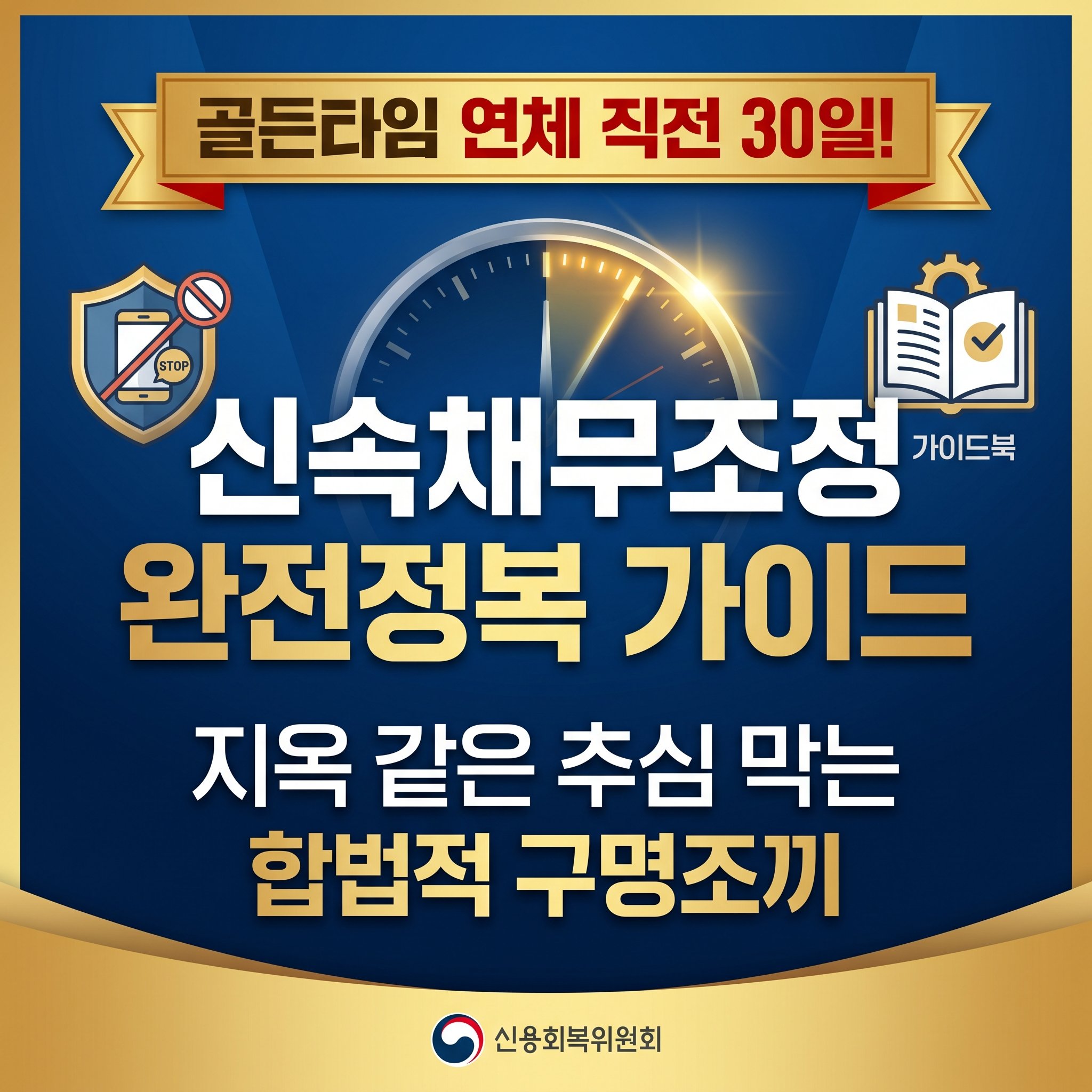 연체 전 채무조정으로 신용불량자를 막아주는 신용회복위원회 신속채무조정 자격 조건 및 단점 완벽 가이드