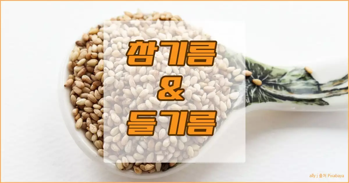 참기름 & 들기름