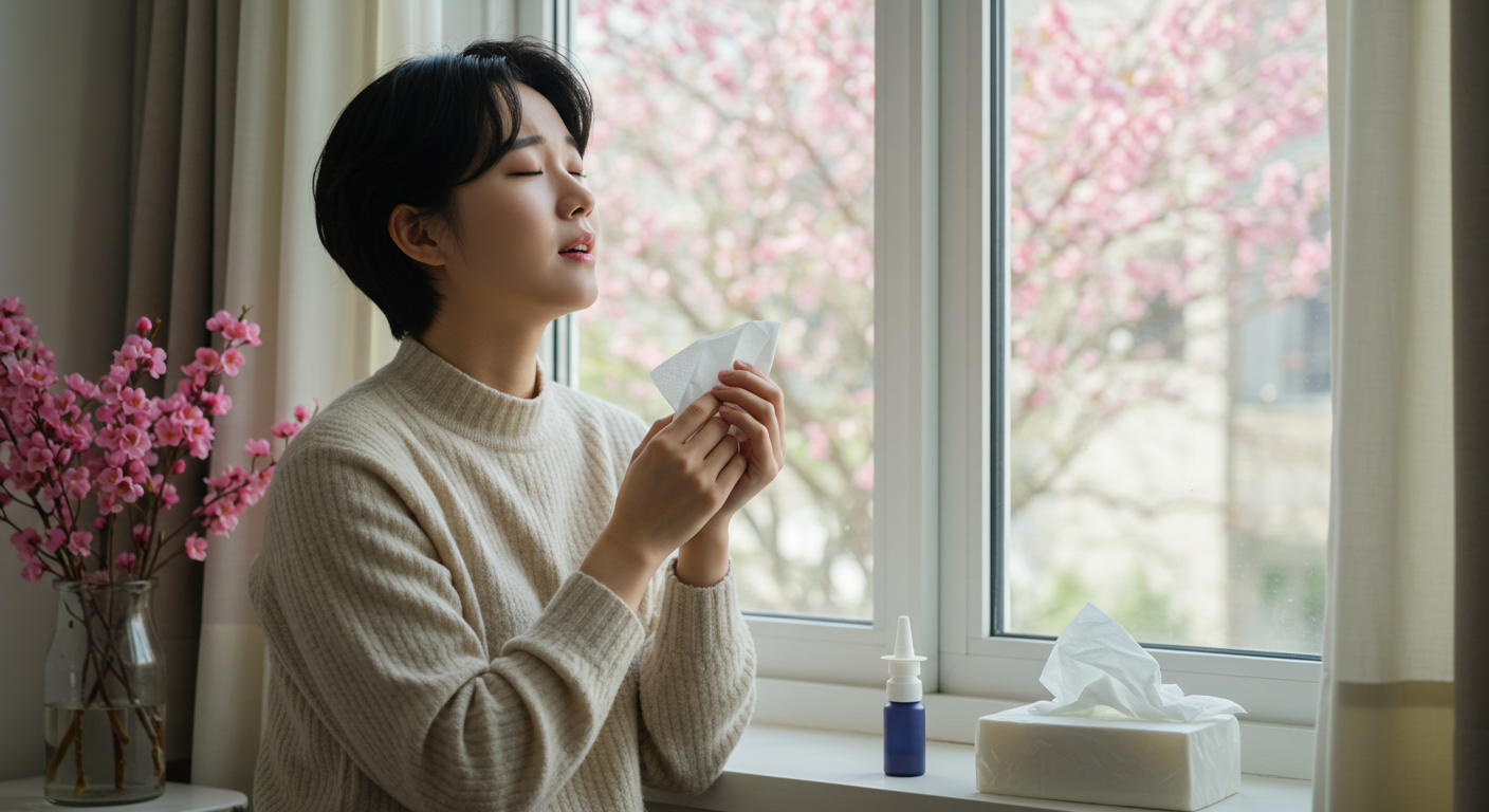 면역치료&amp;#44; 코 세척&amp;#44; 꽃가루 알레르기