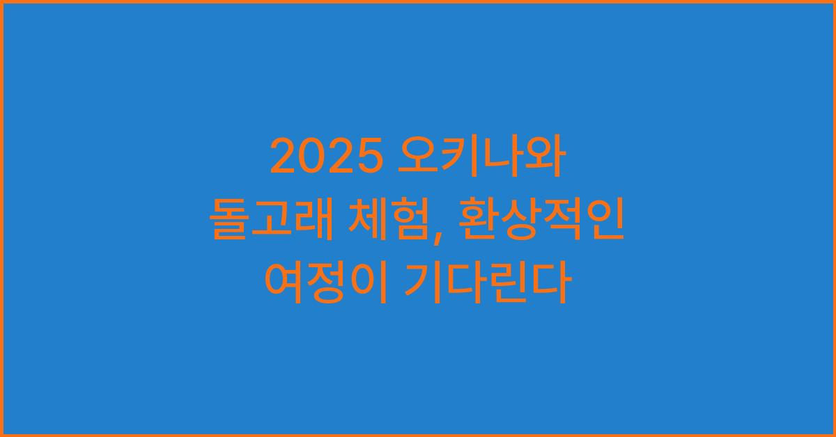 2025 오키나와 돌고래 체험