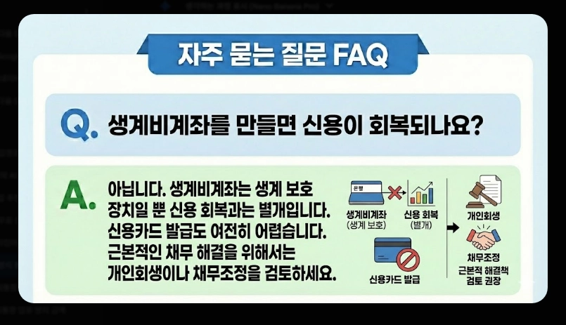 압류방지통장 장단점 비교 [2026년 기준] 생계비계좌 개설 전 반드시 확인할 5가지
