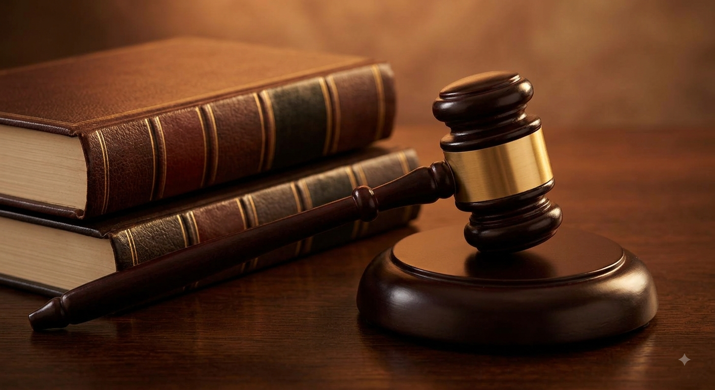 negligence 과실 관련 법률 판결과 서류 검토 모습