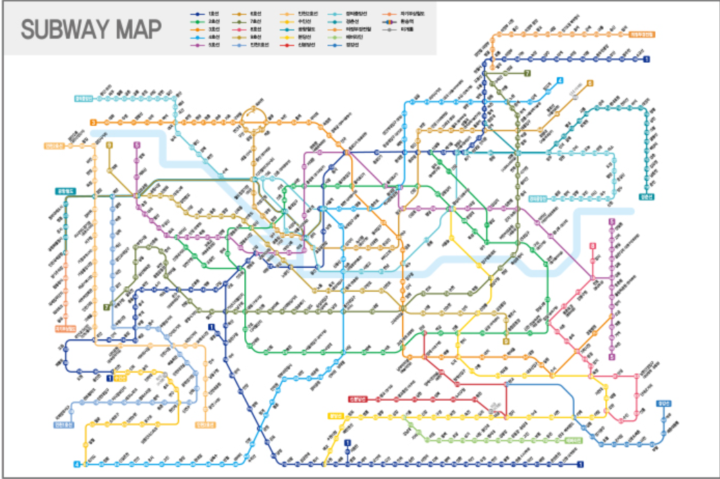 서울지하철 노선도