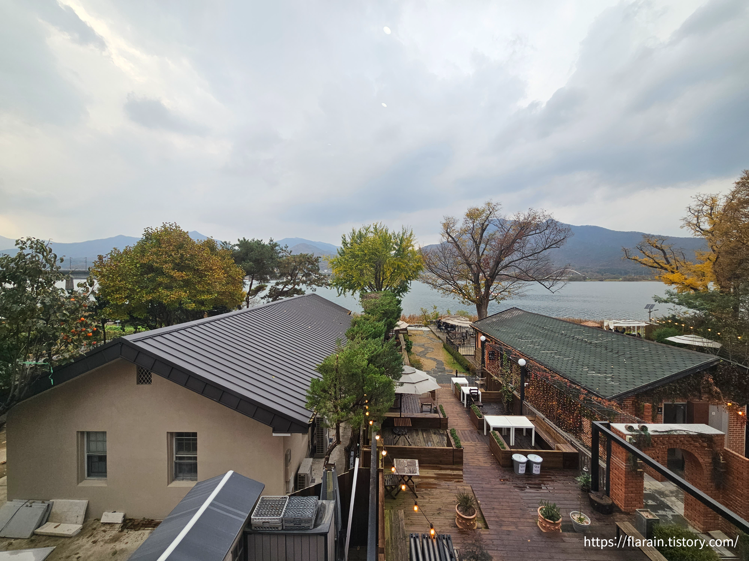 양평 두물머리 북한강뷰 수수카페