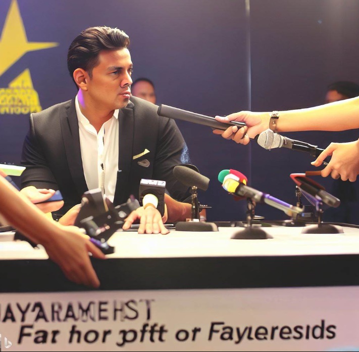 A celebrity that are fair game for the press(made by Bing)