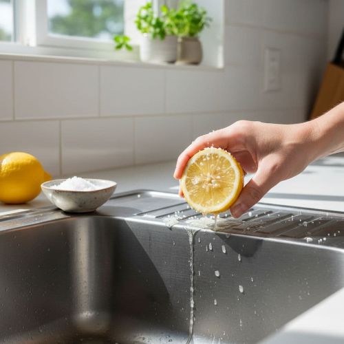 싱크대 물때 제거, 스테인리스 반짝이게 만드는 청소법