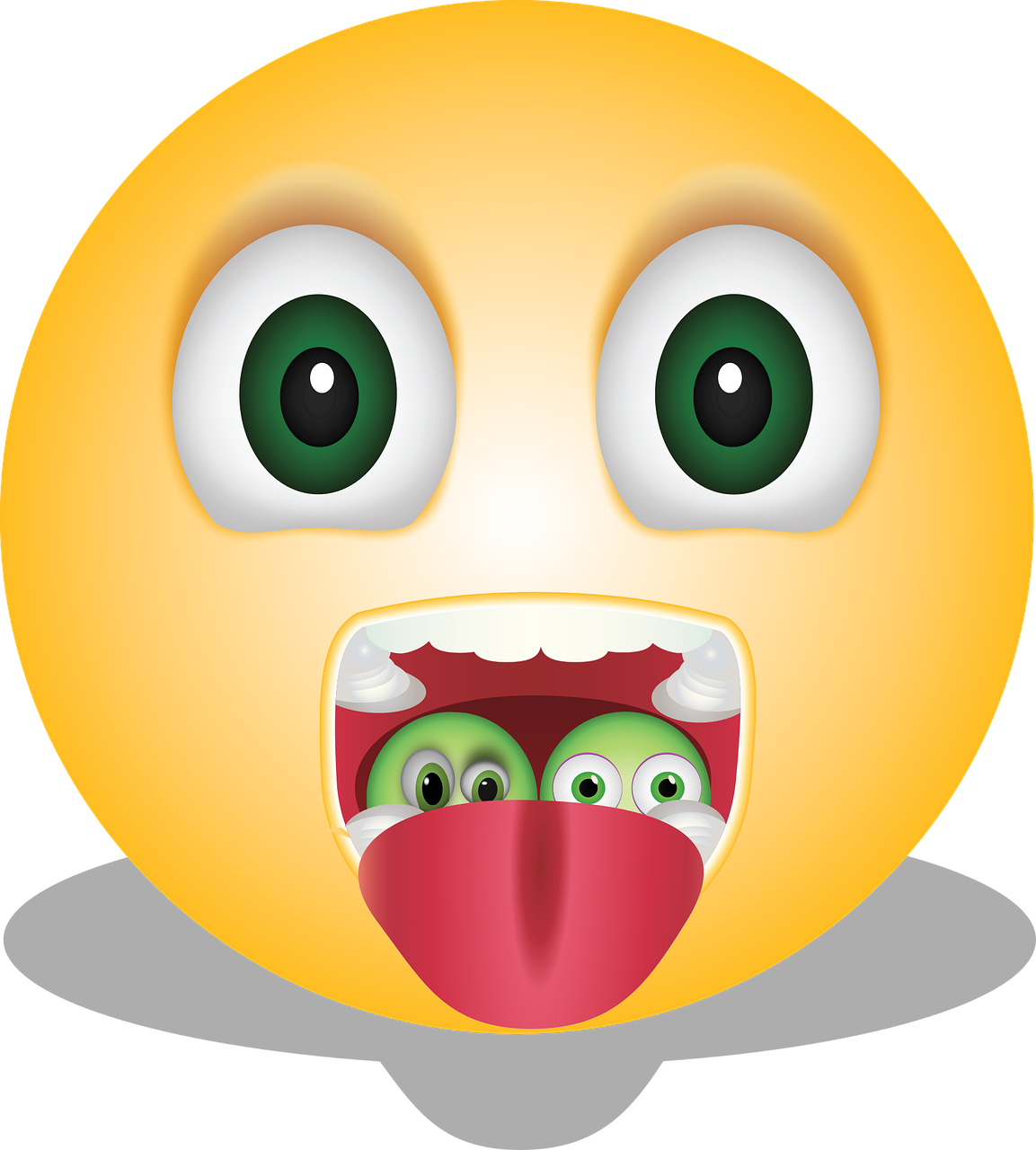 입안 세균 사진