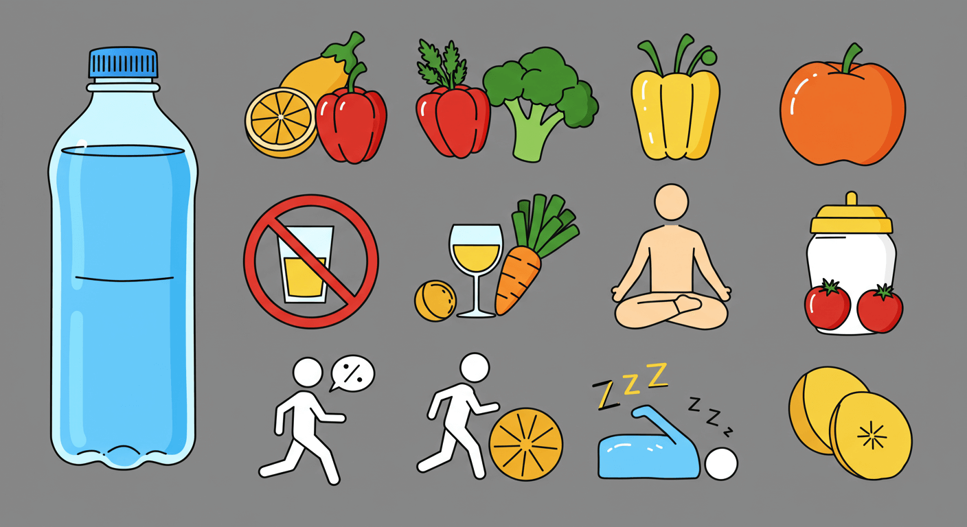 고요산혈증 관리: 생활 습관이 치료다