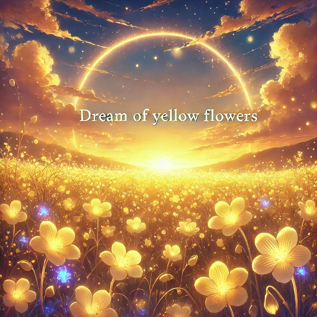 노란 꽃 꿈 해몽