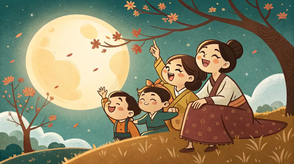 추석-달맞이
