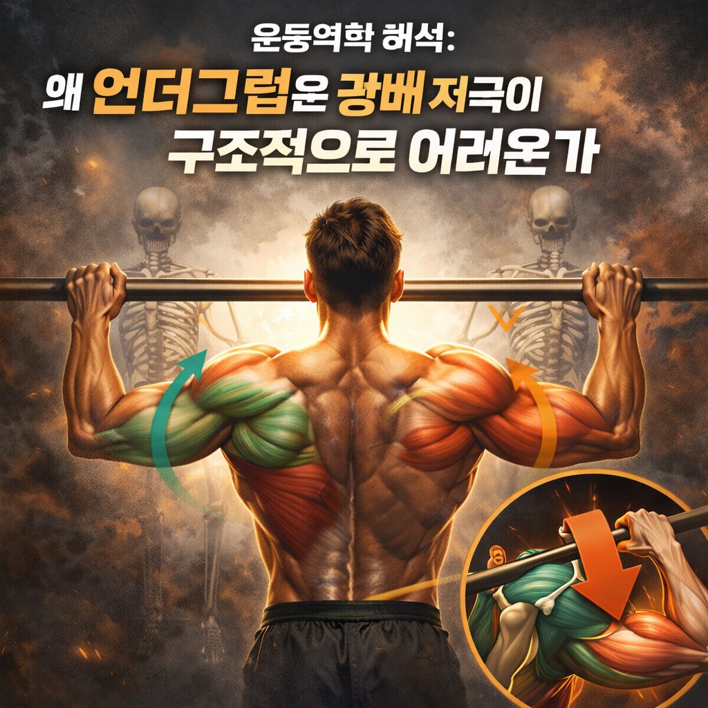 언더그립에서도 광배 자극 만드는 핵심 기준