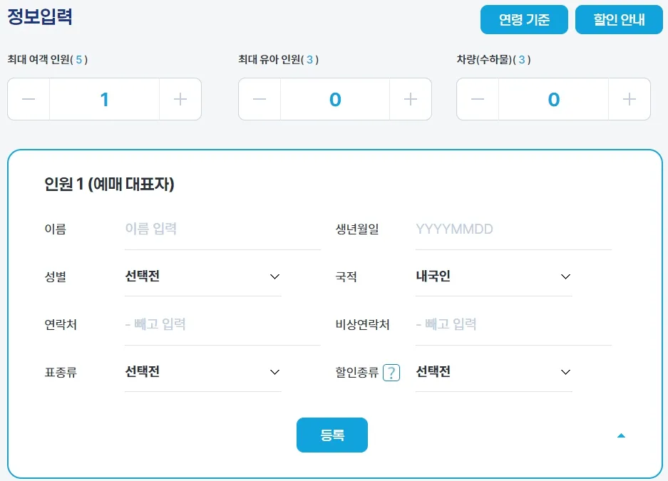 후포 울릉도 배편 시간표, 예약 방법, 자동차 선적