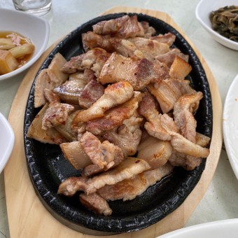 지리산 흑돼지 직화구이 